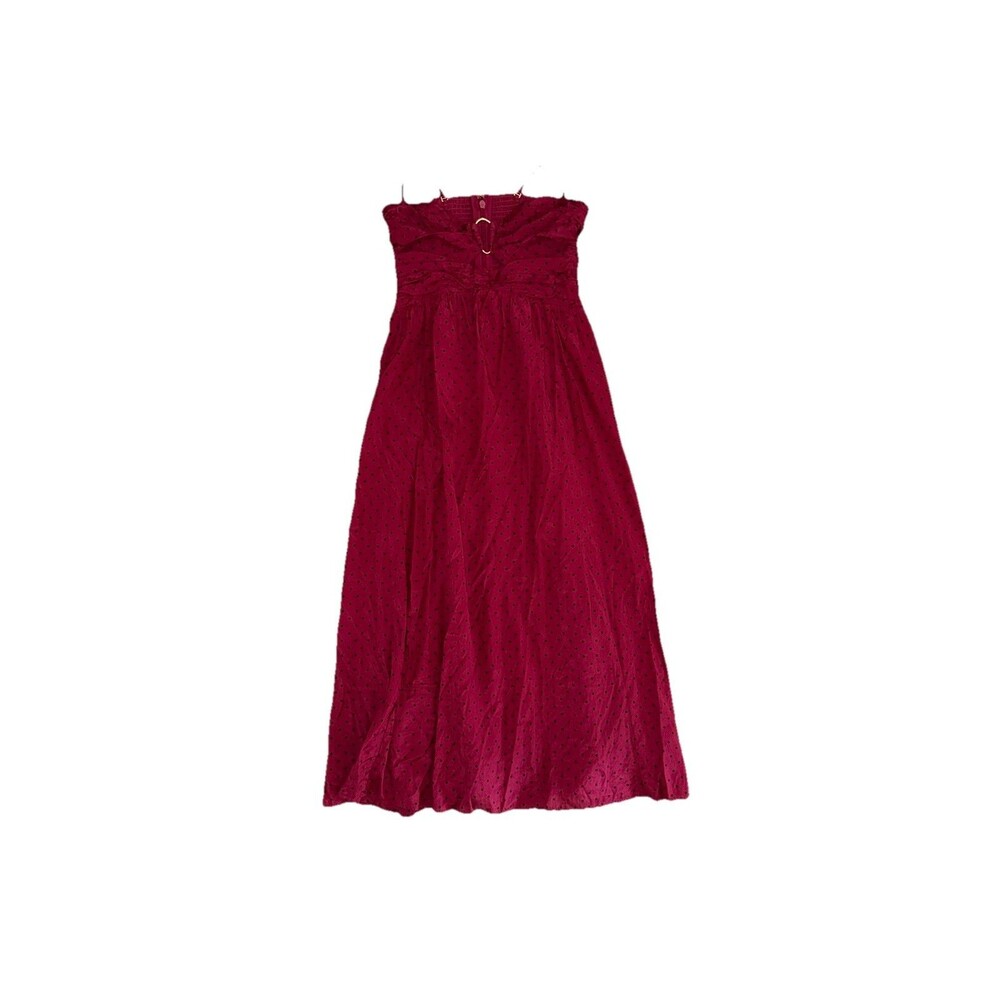 Abercrombie & Fitch Strapless Hardware Cutout Maxi Dress Large Petite Length
